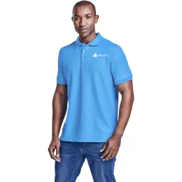 Mens Exhibit Golf Shirt Model Image